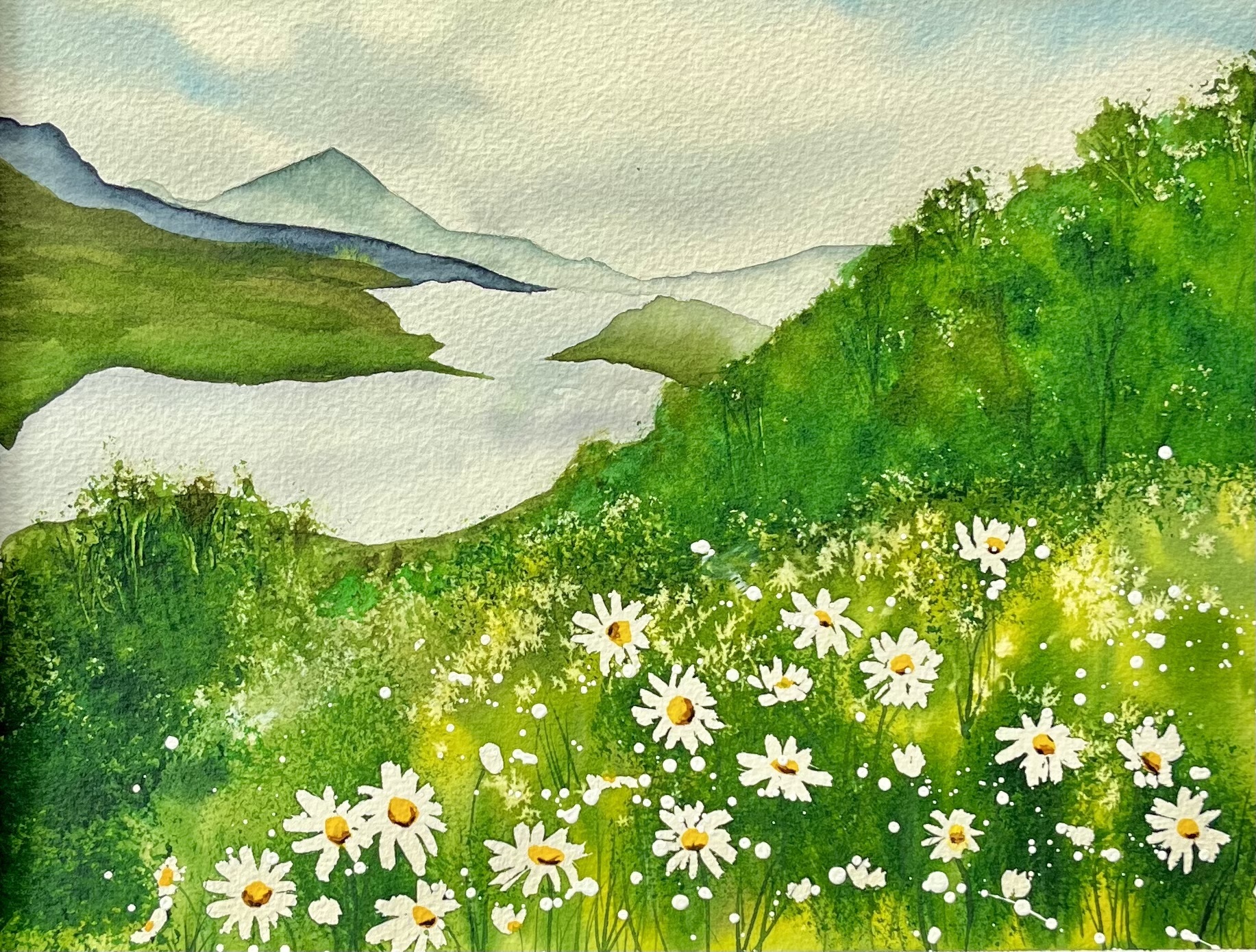 Anglesea watercolor painting